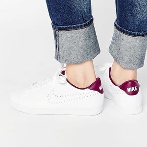 Nike Racquette Leather Punched Swoosh Shoes